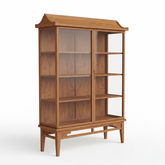 鸡翅木展示柜 | Jichimu Display Cabinet