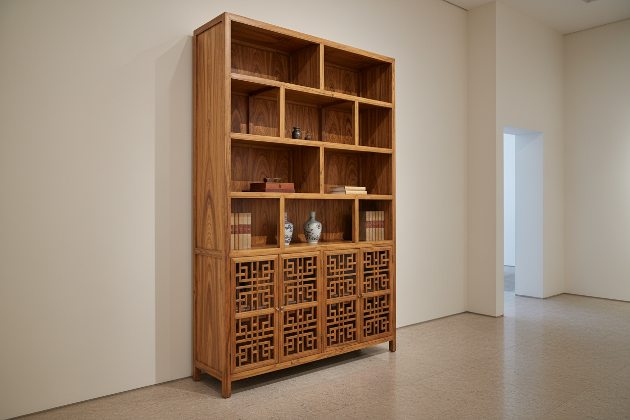 鸡翅木书柜 · 文房珍藏