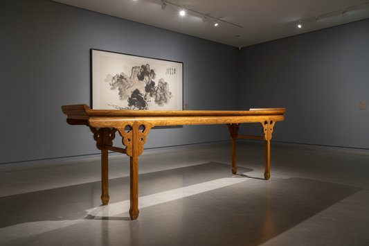 黄花梨翘头案 · 供案雅器