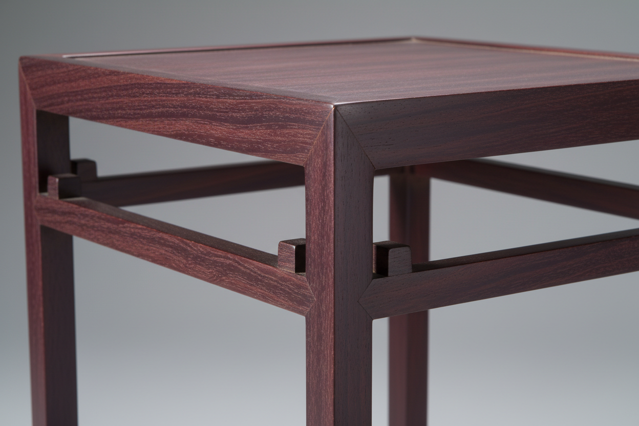 紫檀木香几 · 禅意雅器