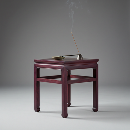 紫檀木香几 · 禅意雅器