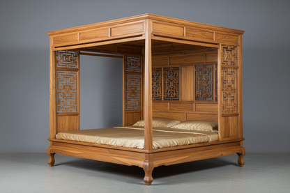黄花梨架子床 | Huanghuali Canopy Bed