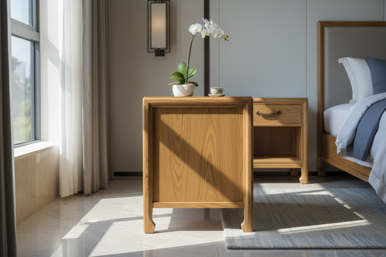 金丝楠木床头柜