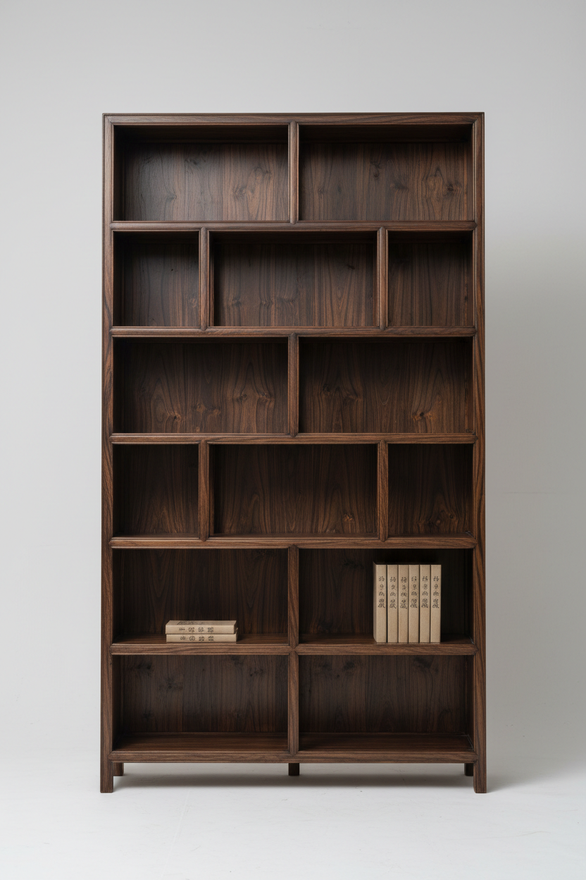 鸡翅木书柜 · 文房珍藏