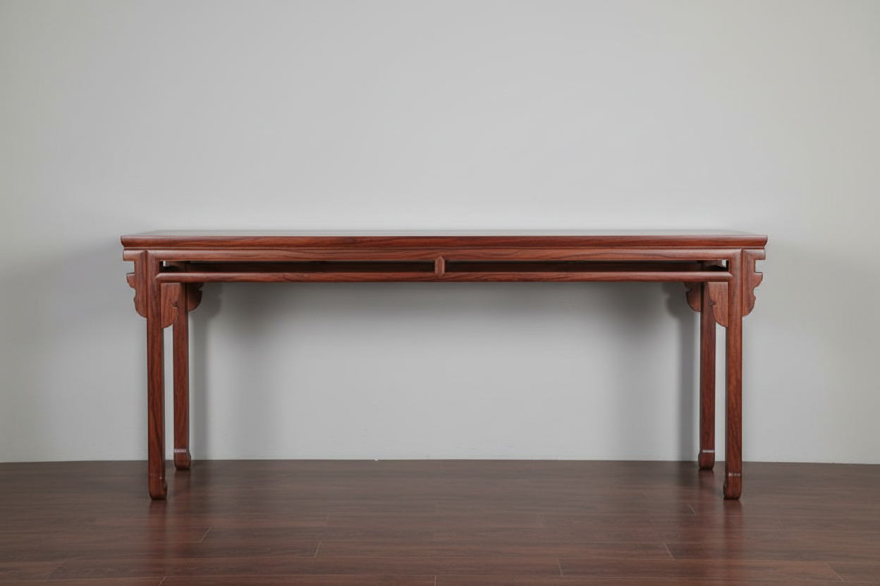 红酸枝条案 · 供奉雅器