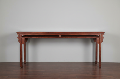 红酸枝条案 · 供奉雅器