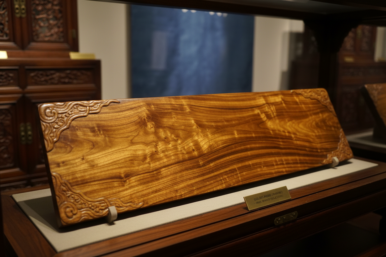 金丝楠木博古架