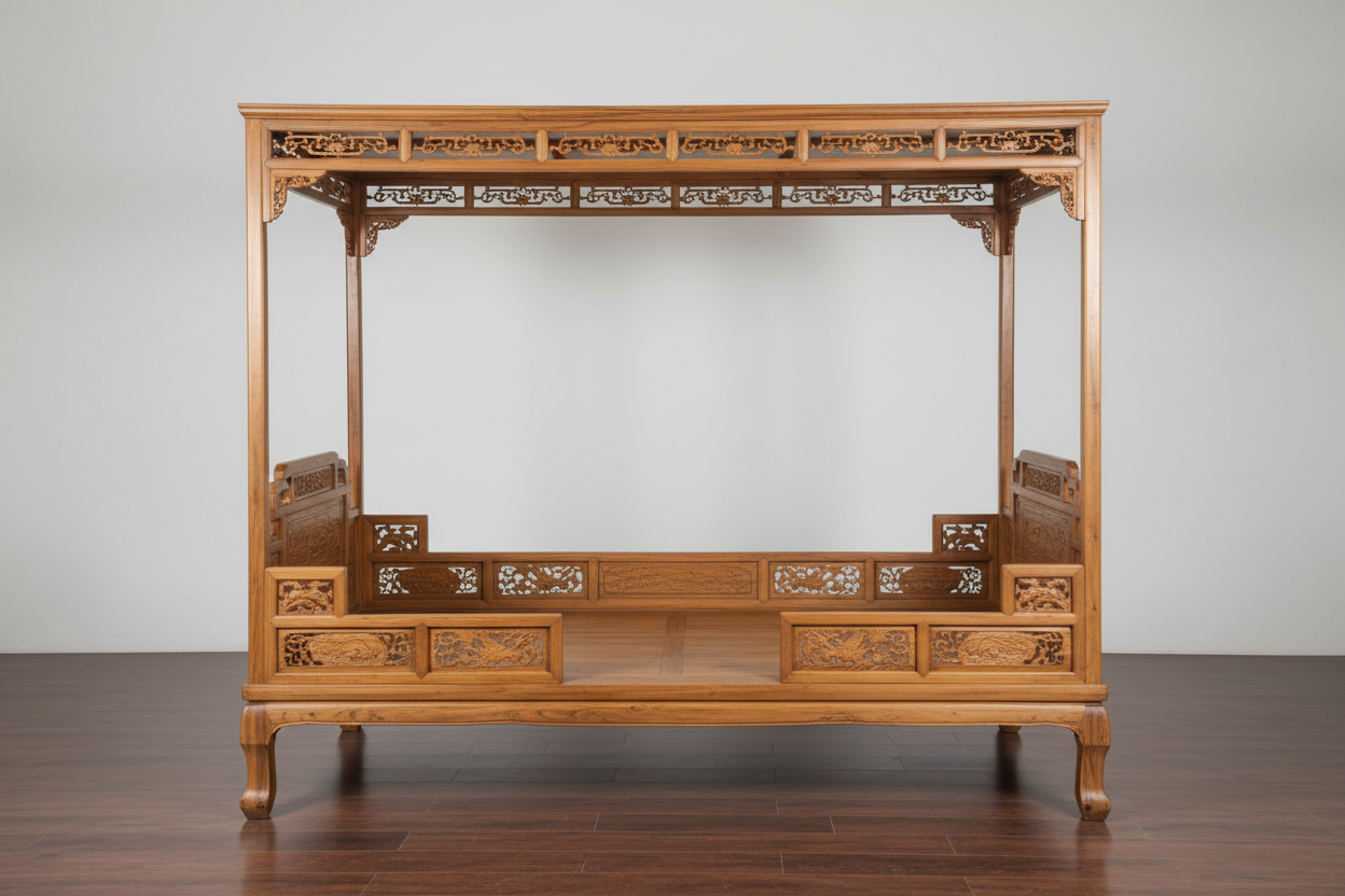 黄花梨架子床 | Huanghuali Canopy Bed