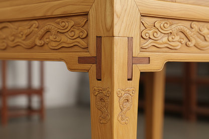 金丝楠木圆餐桌 · 家族团聚传世器 传世孤品