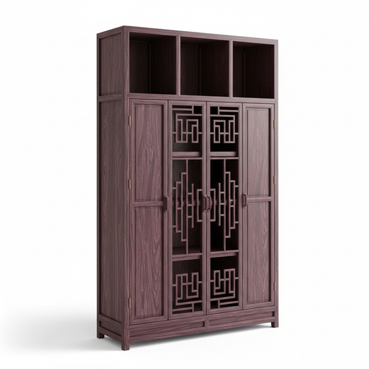 紫檀博古架 | Zitan Display Cabinet