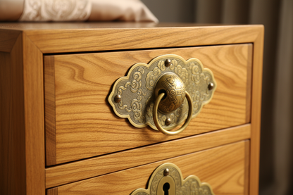 金丝楠木床头柜