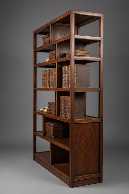 鸡翅木书柜 · 文房珍藏