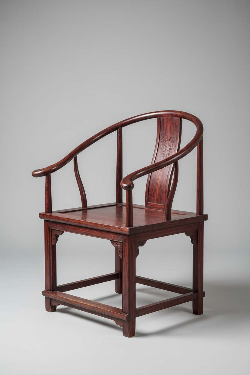 紫檀官帽椅 | Zitan Official's Hat Armchair